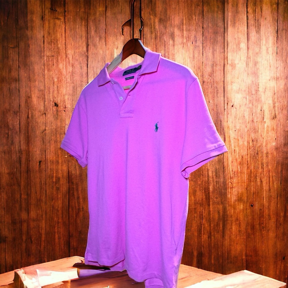 Polo Ralph Lauren Pink Polo T-Shirt SZ M
